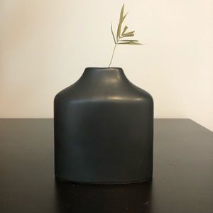 Matte Black Vase